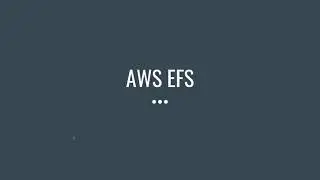 Configure AWS EFS part 01