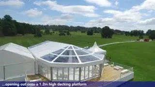 Longleat Wedding Marquee Installation by Danco Plc