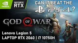 GOD OF WAR | Laptop RTX 2060 & i7 10750H | Lenovo Legion 5 #GODOFWAR