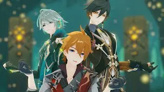【 原神 MMD / Genshin Impact MMD 】jewel 【 Al Haitham , Zhongli , Childe 】