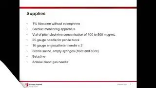 Core Videos (2019): Bedside Priapism Reduction