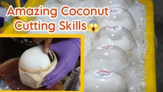 Amazing Coconut Cutting Skills-thai Street Foods😱