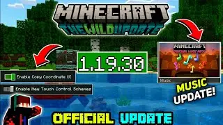 🔥Minecraft Pe 1.19.30 Official Version Released 🤩 | Download 😱| Music and Cordinates copy update! .