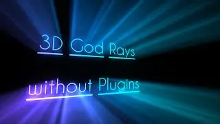 3D God Rays from any Image or Animation - Fusion DaVinci Resolve QuickTip #03 (No Plug-ins)