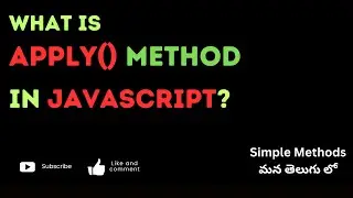 51.What is apply() method in javascript? | How to use it?  