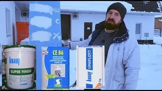 сравнение шпаклевок для приклеивания бумаги на стыки ГКЛ