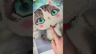 Cute cat diamond painting #annarellagioielli #diamondpainting