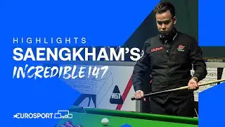 Noppon Saengkham makes a 147 in the 2024 World Championship qualifying! 🎱 🔥