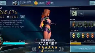 Injustice 2 Mobile Maxing Out Energized Starfire