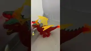 Pilli Işıklı Sesli 8771 Çift Başlı Dinazor