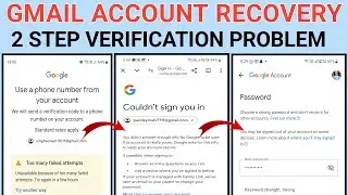 Google account recovery 2step verification problem | Gmail Account Recovery 2step verification |