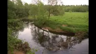 На реке Оболь (Беларусь)