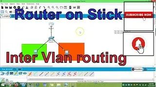 Router on stick Configuration || Inter Vlan Routing || Packet Tracer || Dinesh Kumar