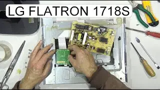 DISASSEMBLE LG FLATRON 1718S MONITOR