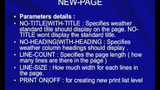 ABAP NEW-PAGE statement syntax with examples