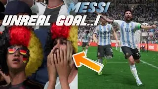 FIFA 23 Realism - Messi Bicycle Goal - Argentina Vs. Germany PS5 4K Gameplay