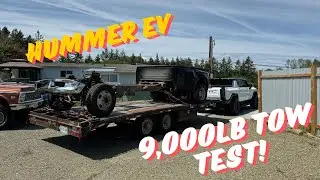 Towing 9,000 pounds with 2023 Hummer EV SUT Edition 1