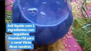ANIL LÍQUIDO COM 2 INGREDIENTES!! COM SEGUIDORA ROSINHA FM.