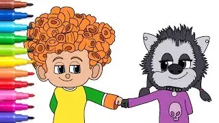Hotel Transylvania 3. Young Love - Coloring Pages | Coloring Books for Kids | Rainbow TV