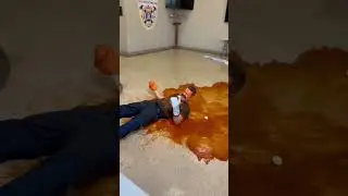 I bet this took a while to clean up.  #Sauce #Clean #BTS