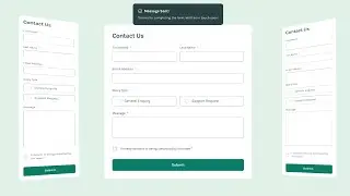 CONTACT FORM | FRONTEND  MENTOR CHALLENGE
