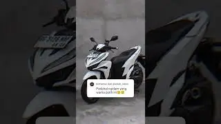 vario putih glossy atau doff keren semua