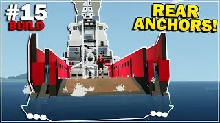 REAR ANCHORS ADDED! - Stormworks - Diving Bell Supply Ship Build - Part 15
