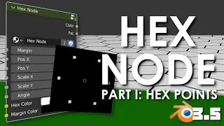 Hex (Grid) Node Part I: Points of a Hexagon  | Procedural Texturing | Blender 3.5