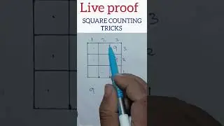 Square Counting Tricks #youtubeshorts