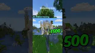 MrBeast Membayar Builder Minecraft propesional untuk membuat rumah mewah!!! #minecraft #shorts