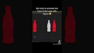We tried to animate the Coca Cola logo with Figma