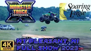 Monster Truck Throwdown @ MT Pleasant, MI/Soaring Eagle 2023 Full Show 4K60
