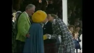 Princess Diana at Braemar Highland Games - 1989