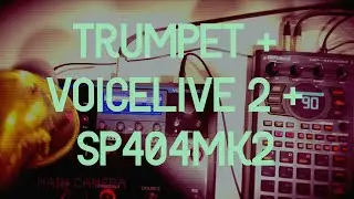 Trumpet + TC Helicon Voicelive 2 + Roland SP 404 MK2