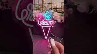 Led Neon Sign Ice Cream