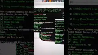 Adding Telegram Real Members with Scraper Script for Group & Channel 2023 🔥✅