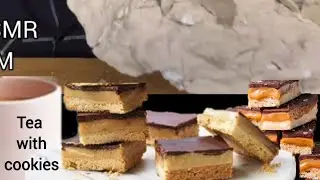 Hard Shortbreadcookies crunch relaxing sound #asmr #satisfying