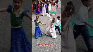 Garba events presented by little cute girls