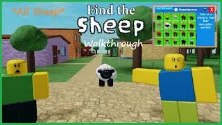 Find The Sheep Walkthrough - All Sheep Locations (Roblox)