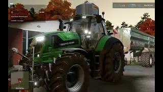 FS22 - AutoDrive - Taiwan Transport Deutz Fahr Series 8 TTV Transport Wheat To Poultry House @ Hof B
