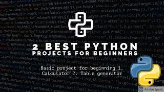 ➤2 best simple and basic python project  | Very easy | Abhicoder