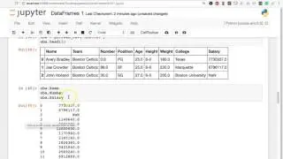 PANDAS TUTORIAL - Select One Column from a DataFrame