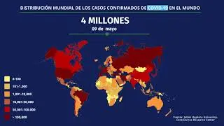 Más de 5 millones de casos de COVID-19 en el mundo