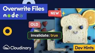 Overwrite & Replace Files in Cloudinary with Node.js - Dev Hints