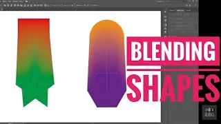 How to blend shapes in Illustrator