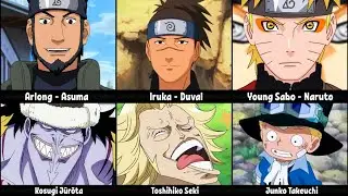 Naruto and One piece character have a same voice