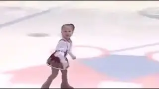 Ей всего 2,5 года! Самая маленькая фигуристка Казани!!! Большая умничка😍😍😍