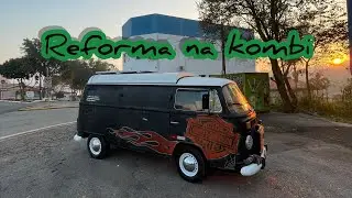 Reformando o teto da kombi !