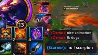 Skarner but I can speed across the entire map and drag you back have of it loooooooooool