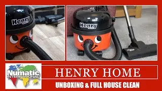 Numatic Henry Home Vacuum Cleaner Unboxing & Full House Clean